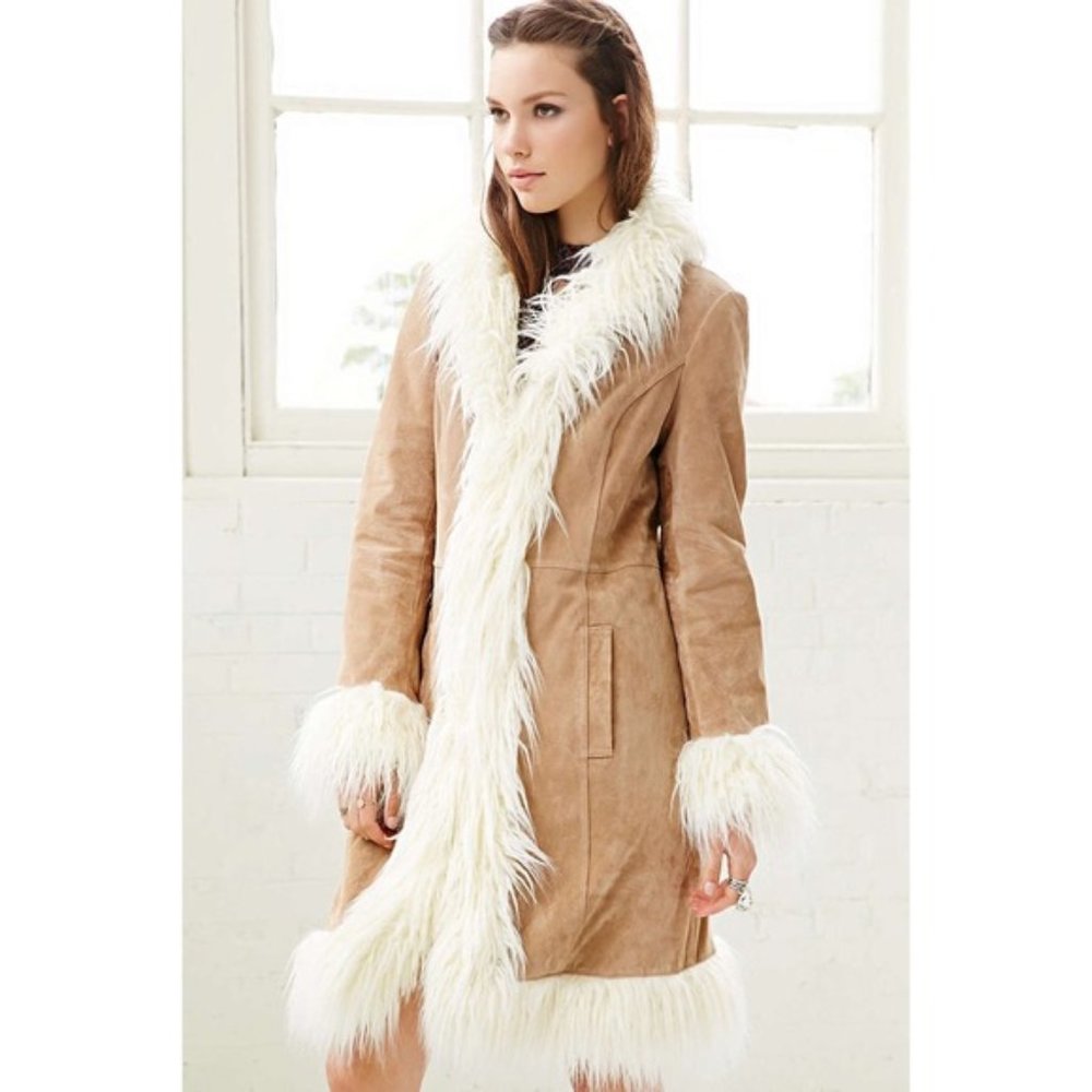Ecoté Suede Love Coat
